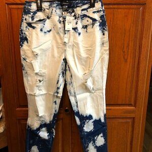 Ashley Stewart Bleached and distressed jeans size 14
